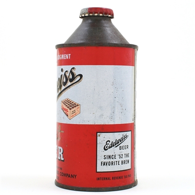 Edelweiss Light Beer Cone Top DNCMT 4 PERCENT IRTP 160-30