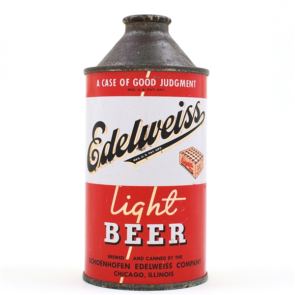 Edelweiss Light Beer Cone Top NON-IRTP 160-31 SHARP