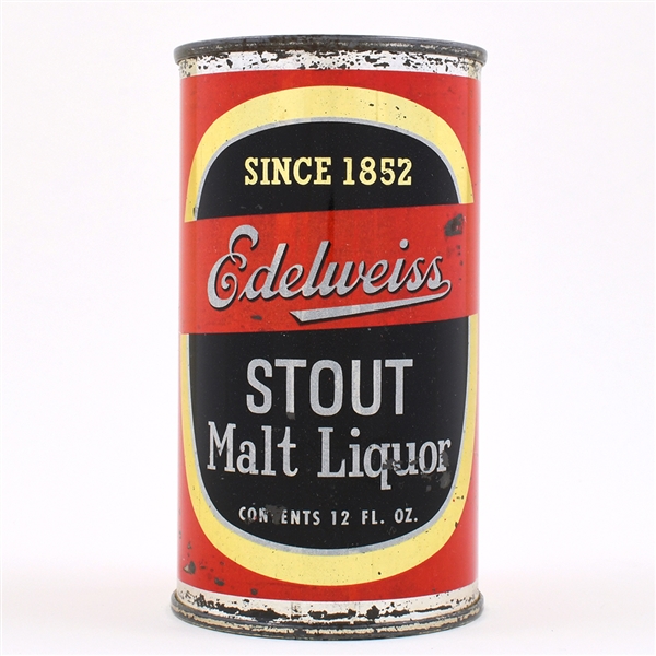 Edelweiss Stout Malt Liquor 59-10 RARE ORIGINAL