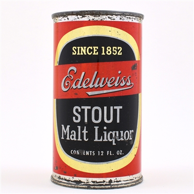 Edelweiss Stout Malt Liquor 59-10 RARE ORIGINAL