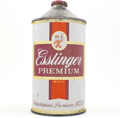 Esslingers Premium Beer Quart Cone Top 209-1 CLEAN