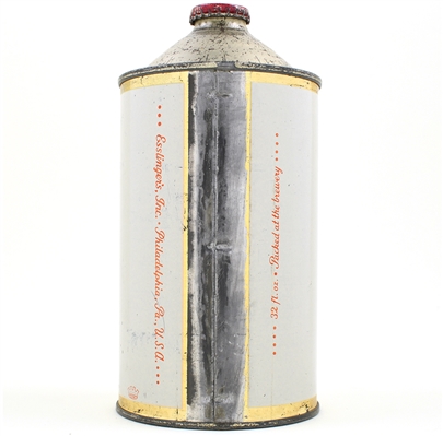 Esslingers Premium Beer Quart Cone Top 209-1 CLEAN