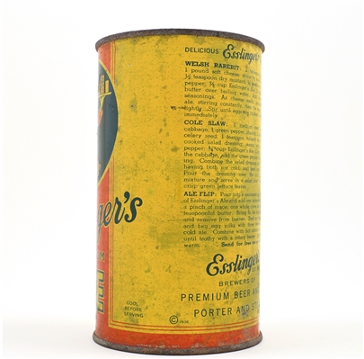 Esslingers Premium Ale Quart Flat Top FLAT TOP ON TRAY 208-11 OI 241
