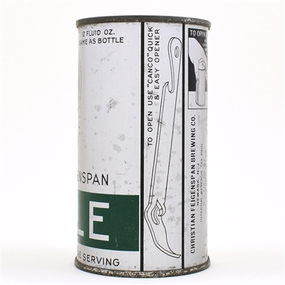 Feigenspan PON Ale LONG OPENER Flat Top CANCO QUOTES 62-37 OI 261