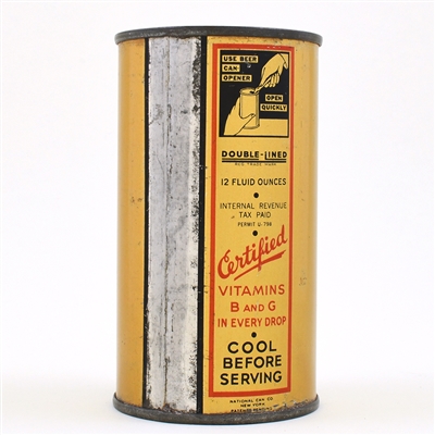 Fox De Luxe Beer Instructional Flat Top VITAMINS 65-4 OI 294