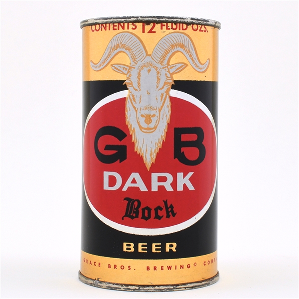 GB Dark Bock Beer Flat Top 68-10 VANITY LID