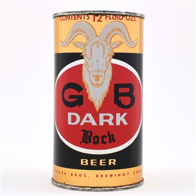 GB Dark Bock Beer Flat Top 68-10 VANITY LID