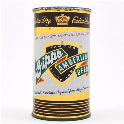 Gipps Amberlin Beer Flat Top CHICAGO 69-38