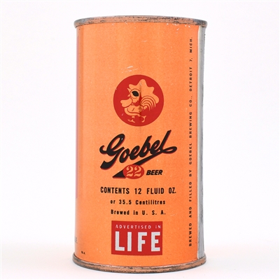 Goebel Beer Flat Top DETROIT 71-3 SPOTLESS