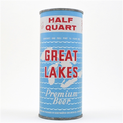 Great Lakes Beer 16 Ounce Flat Top SCHOENHOFEN 230-7