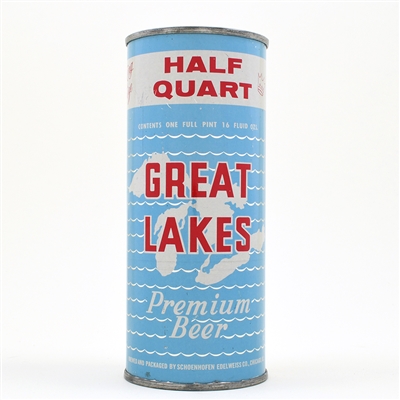 Great Lakes Beer 16 Ounce Flat Top SCHOENHOFEN 230-7