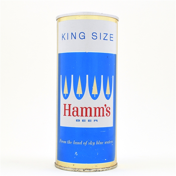 Hamms Beer 16 Ounce Zip Top GOLD TRIM ST PAUL UNLISTED OUTSTANDING