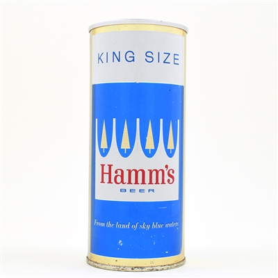 Hamms Beer 16 Ounce Zip Top GOLD TRIM ST PAUL UNLISTED OUTSTANDING