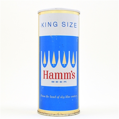 Hamms Beer 16 Ounce Zip Top GOLD TRIM ST PAUL UNLISTED OUTSTANDING