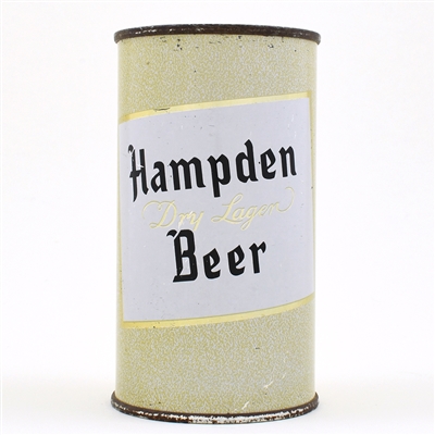 Hampden Beer Flat Top RARE GOLD TRIM L79-37 RARELY CLEAN