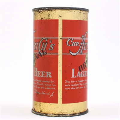Heurichs Lager Beer Bank Lid Flat Top 81-37
