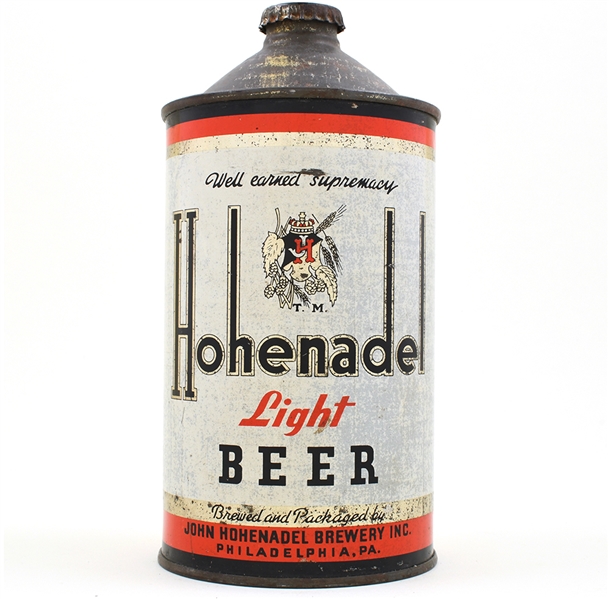 Hohenadel Light Beer Quart Cone Top 212-4