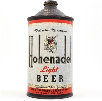 Hohenadel Light Beer Quart Cone Top 212-4