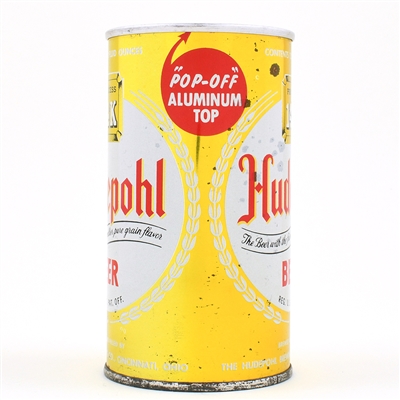 Hudepohl Beer Zip Top POP OFF TOP 77-35