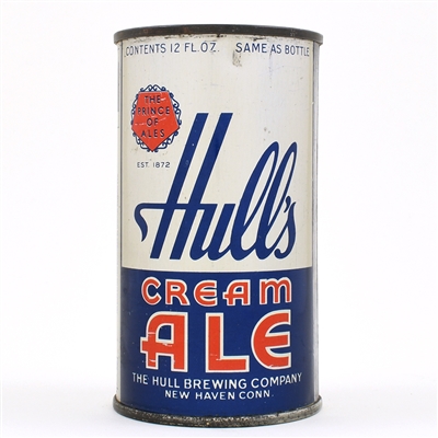 Hulls Cream Ale Instructional Flat Top NO DISTRIBUTOR 84-18 OI 430