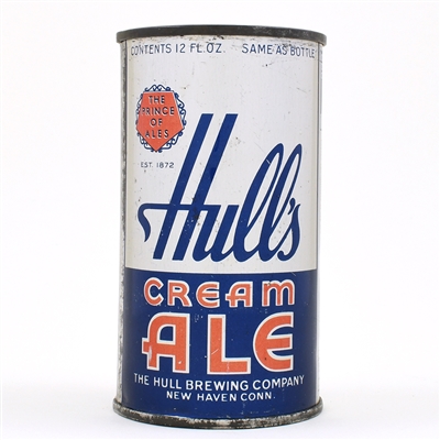 Hulls Cream Ale Instructional Flat Top NO DISTRIBUTOR 84-18 OI 430