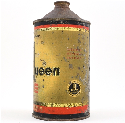 Indian Queen Ale Quart Cone Top 212-2