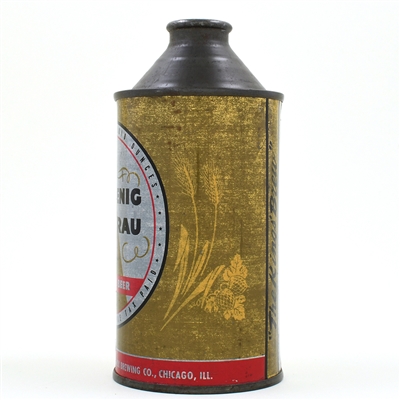 Koenig Brau Beer Cone Top NO ALCOHOL STATEMENT171-31