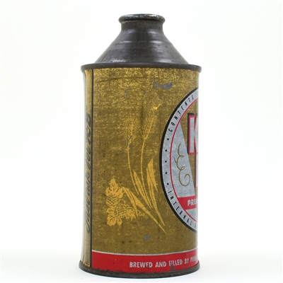 Koenig Brau Beer Cone Top NO ALCOHOL STATEMENT171-31