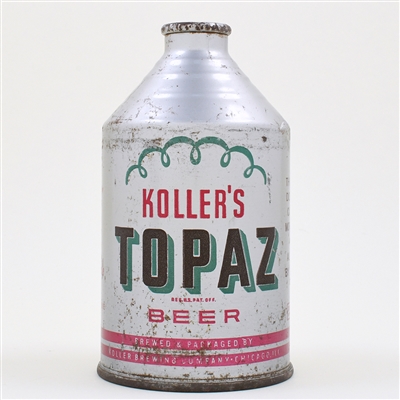 Kollers Topaz Beer Crowntainer DNCMT 4 PERCENT IRTP 196-17