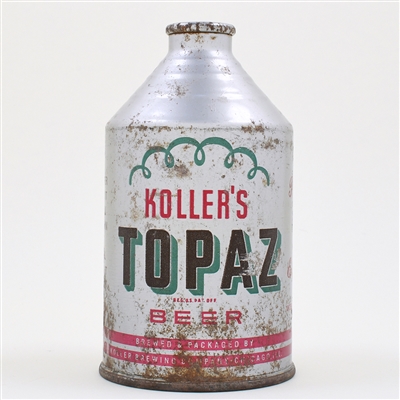 Kollers Topaz Beer Crowntainer DNCMT 4 PERCENT IRTP 196-17