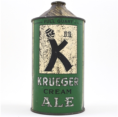Krueger Ale Quart Cone Top 213-10