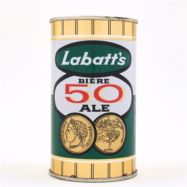 Labatts 50 Ale Canadian Flat Top RARELY CLEAN