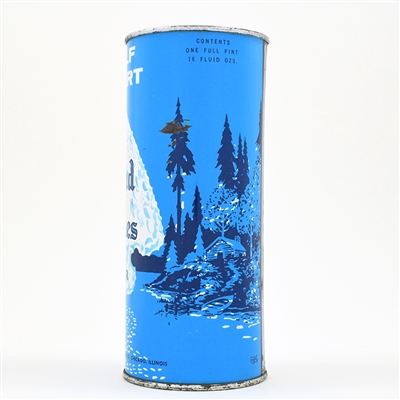 Land of Lakes Beer 16 Ounce Flat Top PILSEN 232-2 SHARP