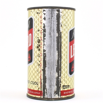 Leopard Red Label Beer New Zealand Flat Top SCARCE EXCEPTIONAL