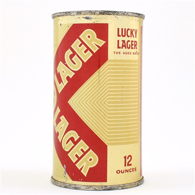 Lucky Lager Beer Flat Top SAN FRANCISCO 93-18 EXCELLENT