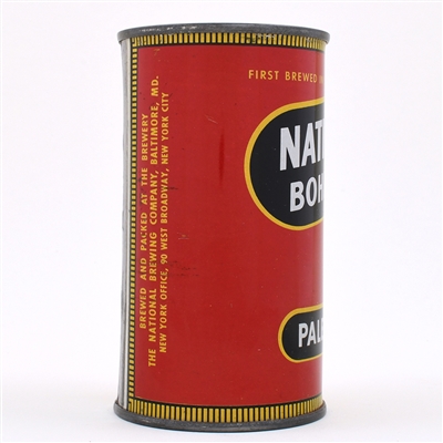 National Bohemian Beer Flat Top BALTIMORE KEGLINED 102-5 CLEAN