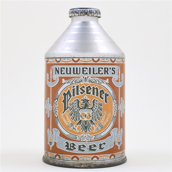 Neuweilers Pilsener Beer Crowntainer 197-6 OUTSTANDING