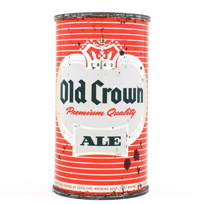 Old Crown Ale Color Series Flat Top RED 105-14 SCARCE