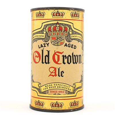 Old Crown Ale Instructional Flat Top IRTP 104-38 OI 587 EXCELLENT