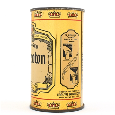 Old Crown Ale Instructional Flat Top IRTP 104-38 OI 587 EXCELLENT