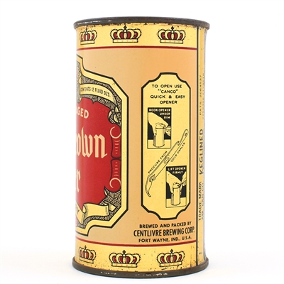 Old Crown Beer Instructional Flat Top IRTP 104-16 OI 590 EXCELLENT