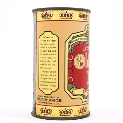 Old Crown Beer Instructional Flat Top IRTP 104-16 OI 590 EXCELLENT