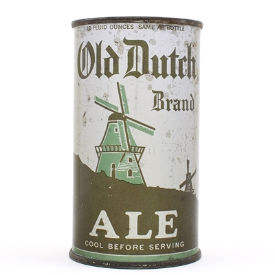 Old Dutch Brand Ale Instructional Flat Top 105-27 OI 594
