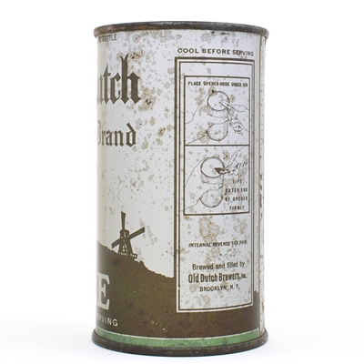 Old Dutch Brand Ale Instructional Flat Top 105-27 OI 594