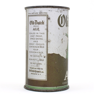 Old Dutch Brand Ale Instructional Flat Top 105-27 OI 594