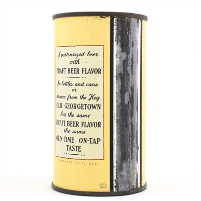 Old Georgetown Beer Flat Top CROWN DARK BROWN 106-17 CLEAN