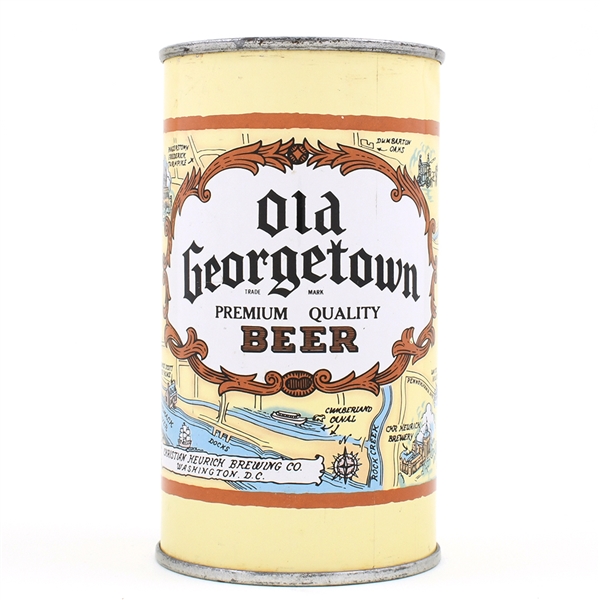 Old Georgetown Beer Flat Top CROWN LIGHT BROWN 106-16 OUTSTANDING