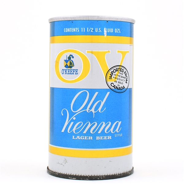 Old Vienna Beer Canadian Zip Top CLEAN