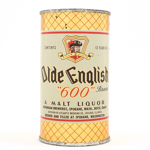 Olde English 600 Malt Liquor Flat Top BOHEMIAN 108-40 EXCELLENT