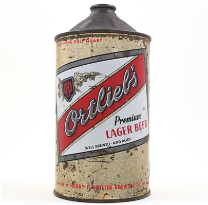 Ortliebs PREMIUM Lager Beer Quart Cone Top 216-15